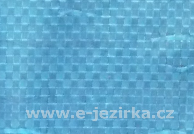 Krycí plachta ovál 10,0 x 5,2 m na bazén 9,1 x 4,6m - Modrá